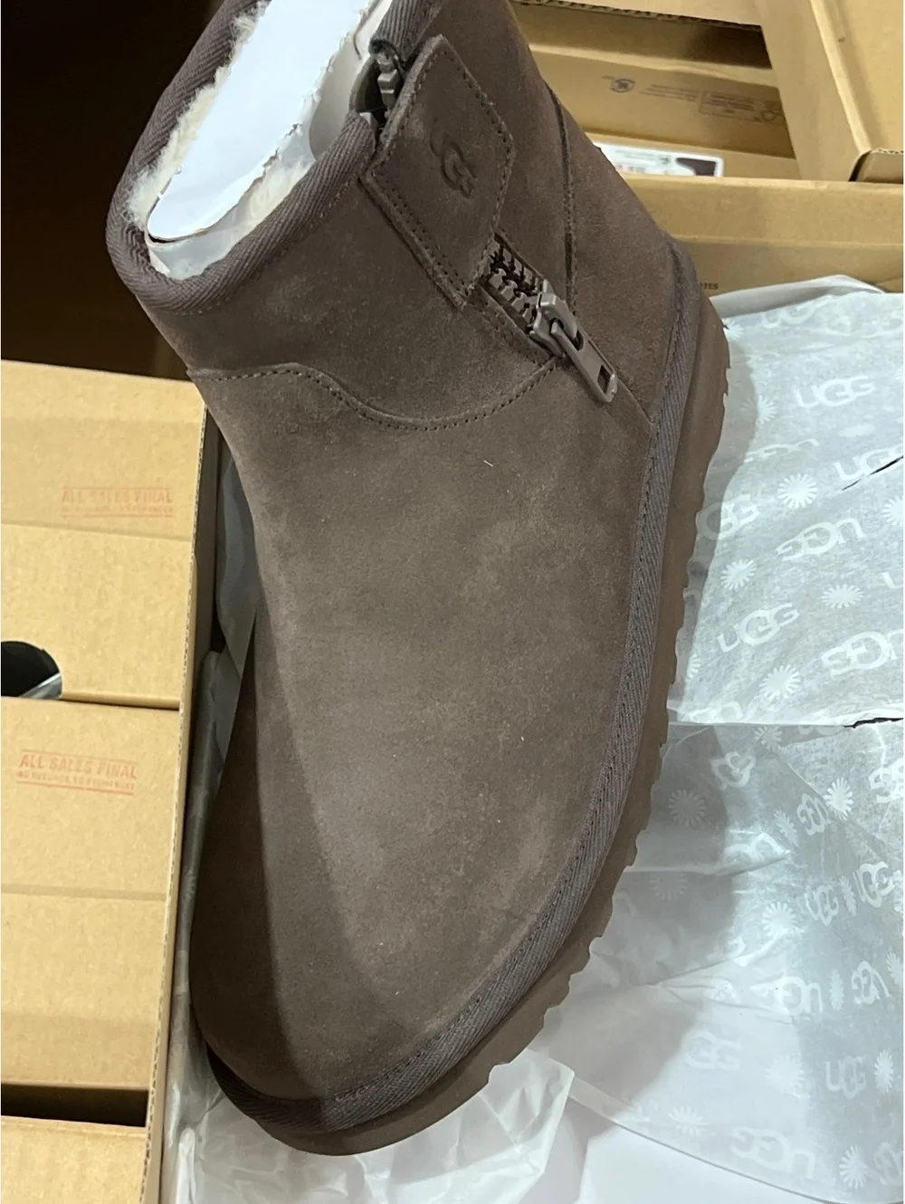 UGG Classic Mini Adri Kids Boots Kids Boots Brown big kids